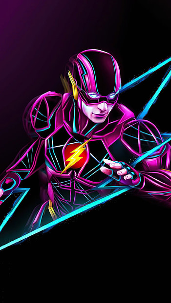 Ezra Miller, Celeb actor, The Flash, Multicolor graphics HD phone wallpaper