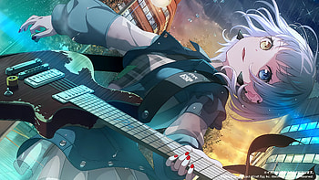 Kaname Raana BanG Dream It's My GO!!!!!, guitar, Anime, BanG Dream! It's MyGO!!!!! HD wallpaper