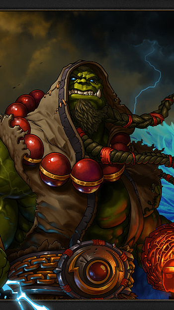 orc, video game, World of Warcraft HD phone wallpaper