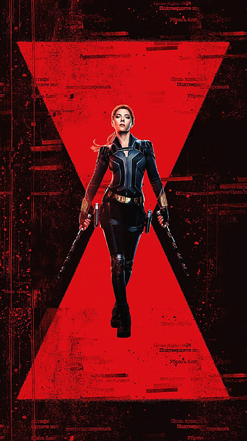 Black Widow, , Marvel movie, Dynamic artwork HD phone wallpaper