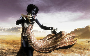 Sexy Elf, sexy, elf, fantasy, 3d HD wallpaper