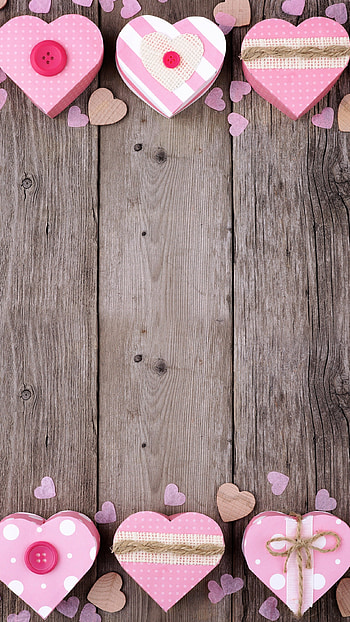 Love , Wooden Background HD phone wallpaper