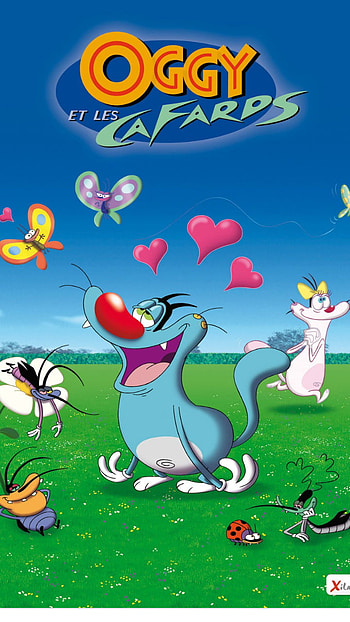 Oggy and the cockroach, cloud, sky HD phone wallpaper