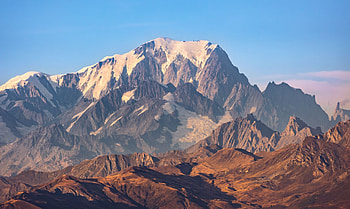 Majestic Mont Blanc: Stunning Alpine Nature Panorama, nature, alps HD wallpaper