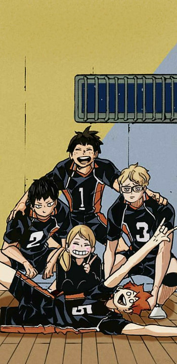 Haikyuu, manga, anime HD phone wallpaper