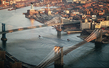 Cities, Building, View From Above, Bridge, New York HD wallpaper