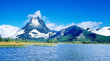 Nature, Water, Mountains, Snow, Vertex, Tops, Day HD wallpaper