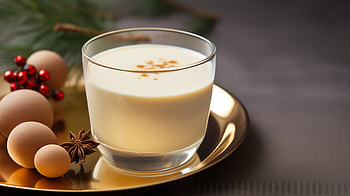 Eggnog Delight - Holiday Drink, eggnog, food, drink HD wallpaper