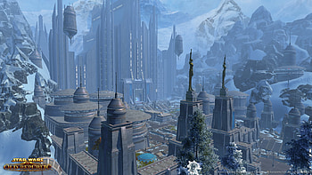 Alderaan, star wars, castle, ice HD wallpaper