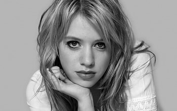 Alexz Johnson, entertainment, singer, beautiful, people, actresses, vocalist, celebrity, music, songwriter, black and white HD wallpaper
