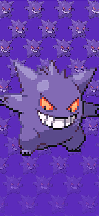 Gengar , Haunting background, Cool Pokmon artwork, Ghostly allure HD phone wallpaper