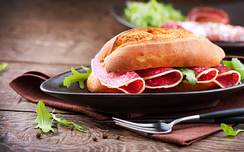 Plate, Sandwiches HD wallpaper