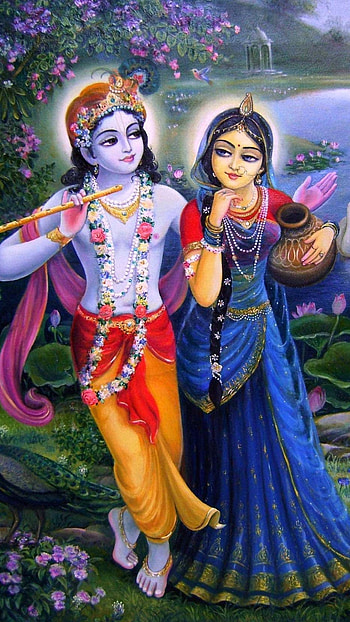 Radha Krishna, Murlidhar, Kanha, Radha Devi HD phone wallpaper