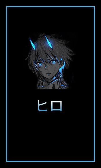 Darling in the Franxx, Hiro, Azul HD phone wallpaper