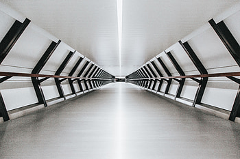 Architecture, Interior, Minimalism, Corridor, Tunnel HD wallpaper