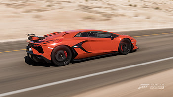 Forza Horizon 5 Lamborghini Aventador SVJ, Lamborghini Aventador SVJ, Forza Horizon 5, vehicle, video game HD wallpaper