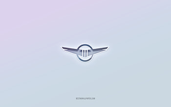 Rezvani logo, cut out 3d text, white background, Rezvani 3d logo, Rezvani emblem, Rezvani, embossed logo, Rezvani 3d emblem HD wallpaper
