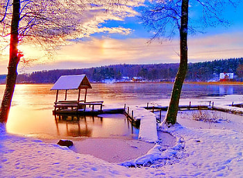 Winter, graphy, wonderful, snowflakes, snowflake, snow, trees, , sun, cold, beautiful, tree, nature, sky, lovely, splendor, ice HD wallpaper