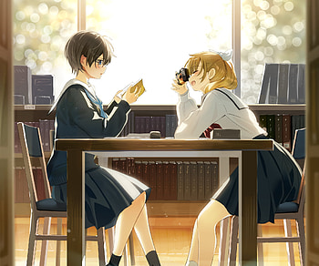 Anime, friends HD wallpaper