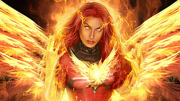 The Dark Phoenix Cosplay , dark-phoenix, superheroes, cosplay HD wallpaper