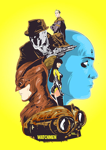 Watchmen HBO series, TV show , Intriguing backgrounds, Crime noir HD phone wallpaper