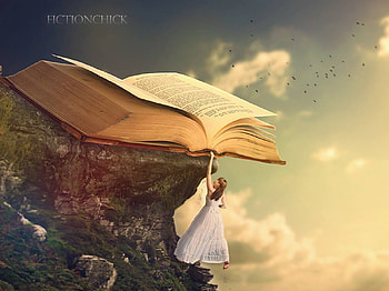 my fairybook, fairy, books, abstract, fantasy HD wallpaper
