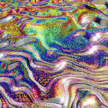 Abstract, Glare, Circles, Multicolored, Motley, Wavy, Volume HD phone wallpaper