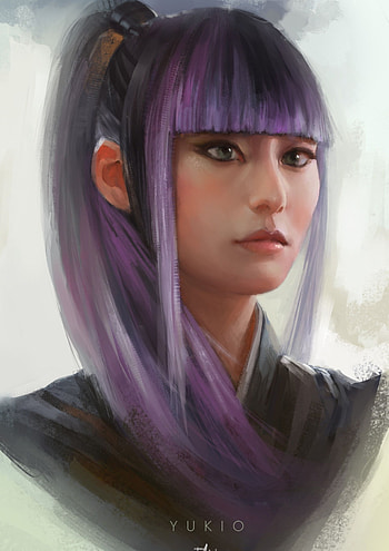 Yukio, Marvel movies, Deadpool's ally, Concept art design HD phone wallpaper