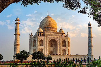 Southern facade, The Taj Mahal HD wallpaper