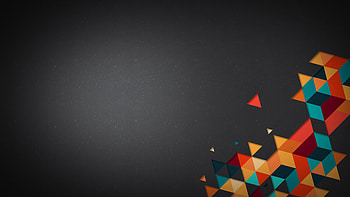 Polygon Shapes Dark , polygon, abstract, artist, artwork, digital-art HD wallpaper