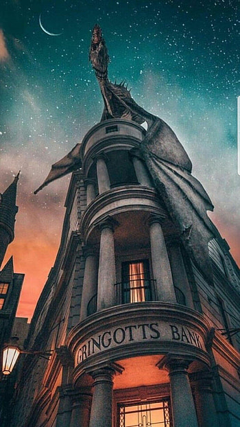 Gringotts Bank, Harry Potter HD phone wallpaper
