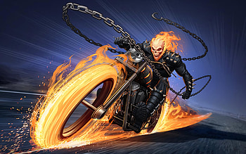 Ghost Rider Superhero, ghost-rider, superheroes, artist, artwork, digital-art HD wallpaper