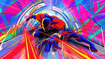 Spiderman 2099 Spider Man Across The Spider Verse , spider-man-across-the-spider-verse, spiderman, miles-morales, spiderman-2099, superheroes, artwork, 2023-movies, movies HD wallpaper