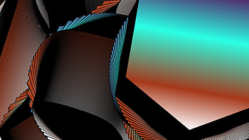 Colorful Geometric Shapes Art Abstraction Abstract HD wallpaper
