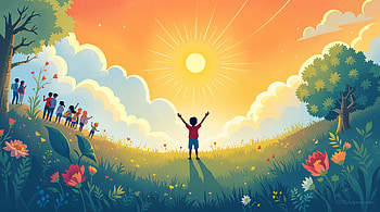Embracing Sunshine: A Vibrant Ultra, sunshine, child, nature, happiness HD wallpaper