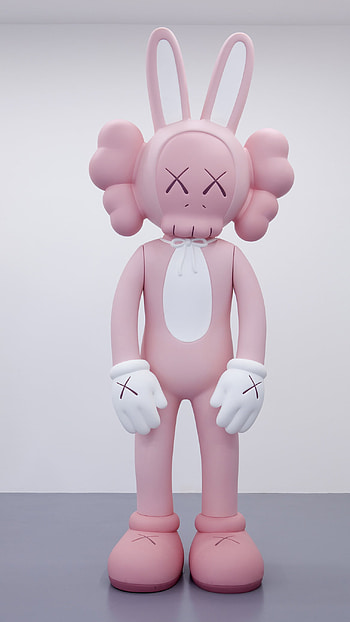 Kaws, Pink Kaws HD phone wallpaper