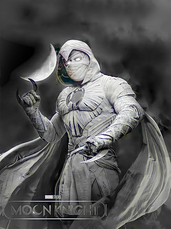 Moon Knight, action_figure, art HD phone wallpaper