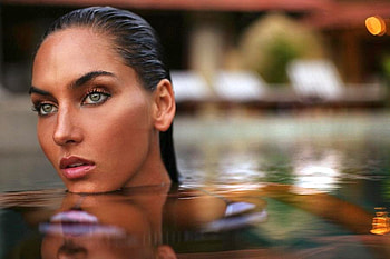 Girl in Water, cool HD wallpaper