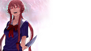 Gasai Yuno, mirai nikki, resolution, anime HD wallpaper