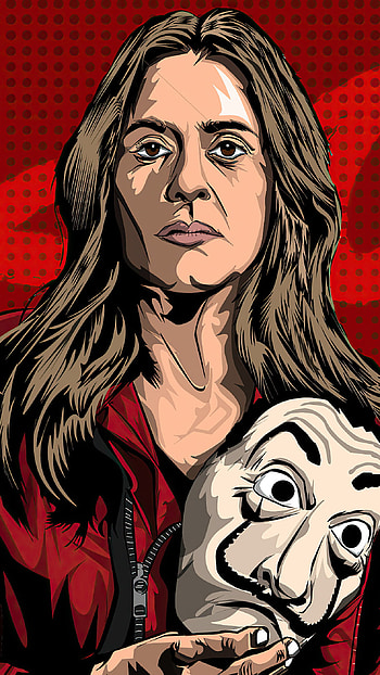 Lisbon, money heist HD phone wallpaper