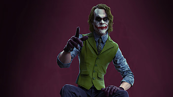 Joker Sitting, joker, superheroes, artwork, artist, artstation HD wallpaper