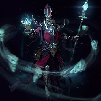 Karthus, League of Legends, Character art, Mariano Steiner HD wallpaper