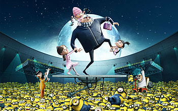Gru, Kids, Minions, Chaos HD wallpaper