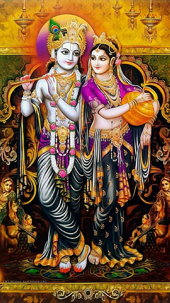 Radha Krishna Temple, radha krishna , lord, god, krishna, radha HD phone wallpaper