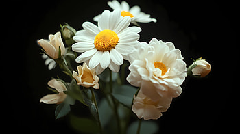 flower, rose, daisy HD wallpaper