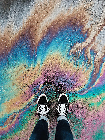 Miscellanea, Miscellaneous, Legs, Sneakers, Color, Stains, Spots, Vibrating, Vibrant HD phone wallpaper