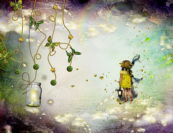 CROSSING OVER, HEAVEN, ETHEREAL, FIREFLIES, FAIRY HD wallpaper