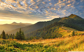 Mountains, sky, nature, cloud, mountain HD wallpaper