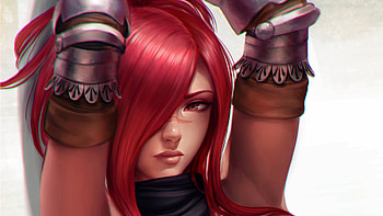 Digital Art Red Head Mirco Cabbia Scarlet Erza Fairy Tail, fantasy-girls, girls, artwork, digital-art HD wallpaper