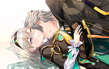 Honkai: Star Rail – Firefly & Caelus Moment, Honkai: Star Rail, Firefly (Honkai: Star Rail), Caelus (Honkai: Star Rail), video game HD wallpaper